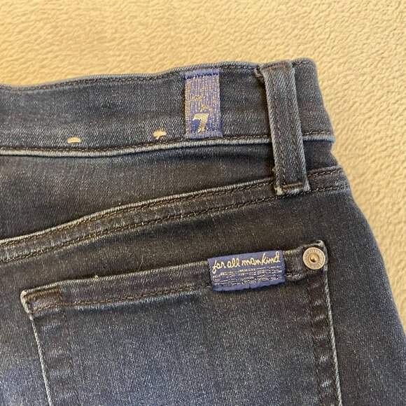 7 For All Mankind Womans Jeans Size 25 High Waist Ankle Gwenevere Skinny - Picture 16 of 16
